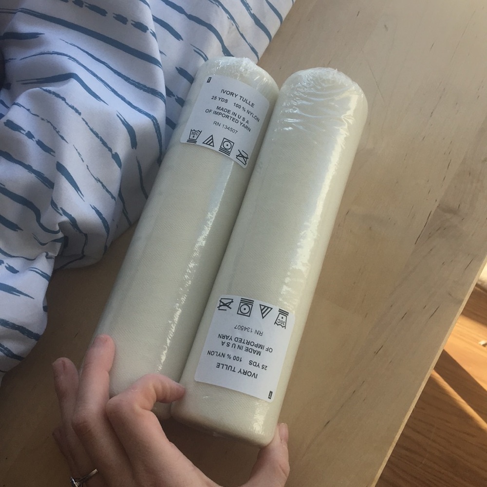 Ivory tulle
